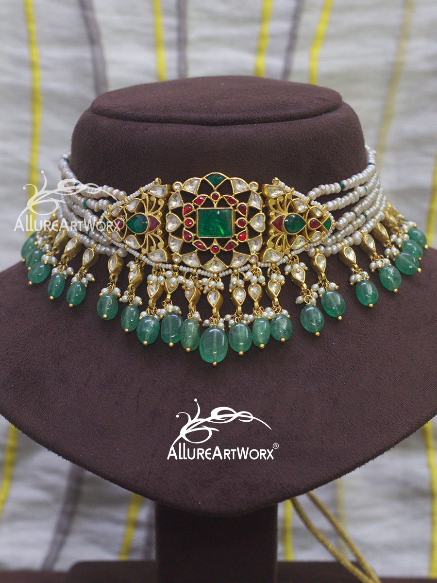 Traditional Choker(kesi pearls)